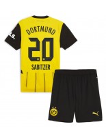 Borussia Dortmund Marcel Sabitzer #20 Hjemmedraktsett Barn 2024-25 Korte ermer (+ bukser)